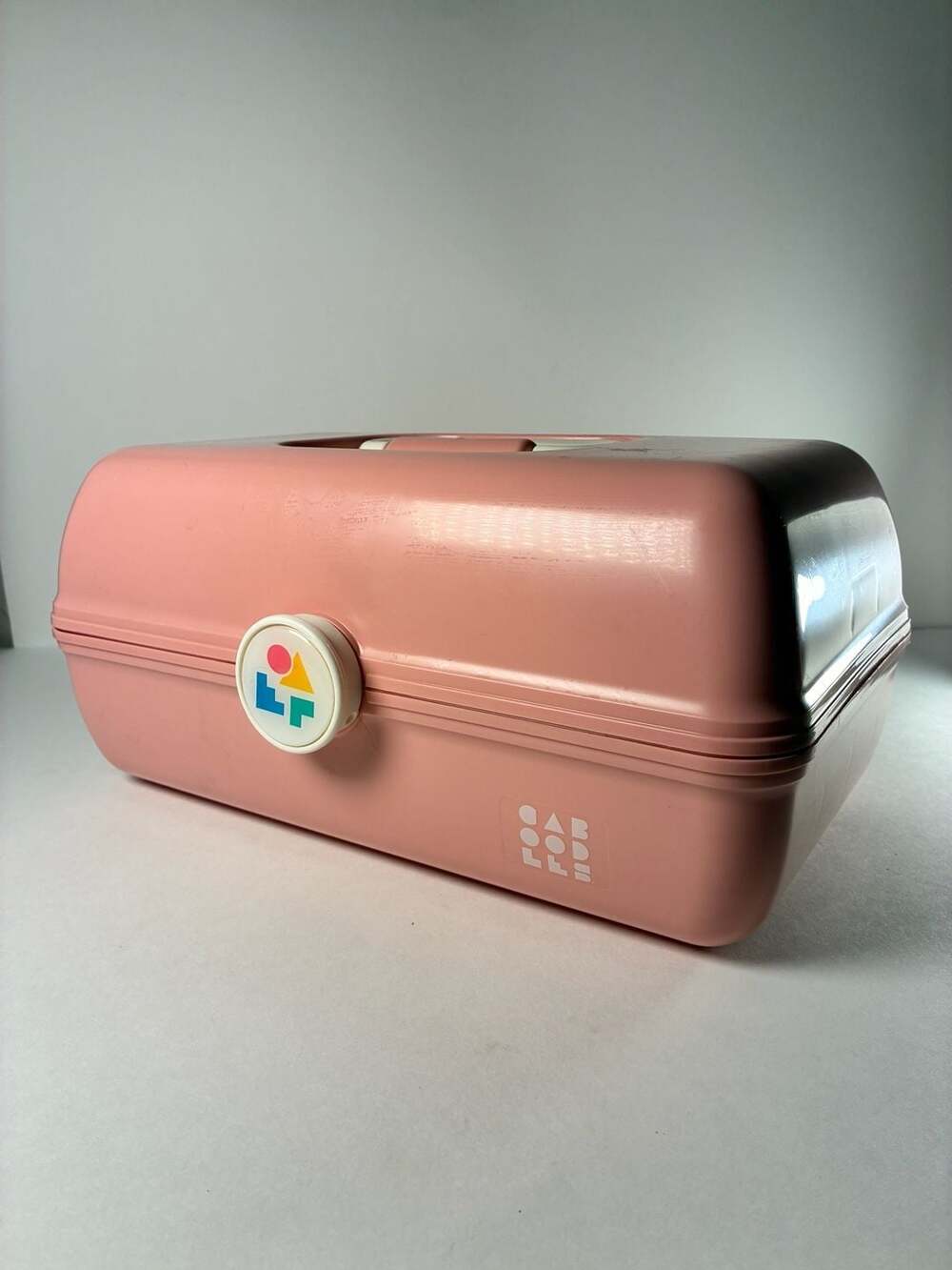 Vintage Caboodles Model 5626 Pink Cosmetic Organizer Case